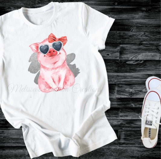 Pig with Sunglasses T-Shirt