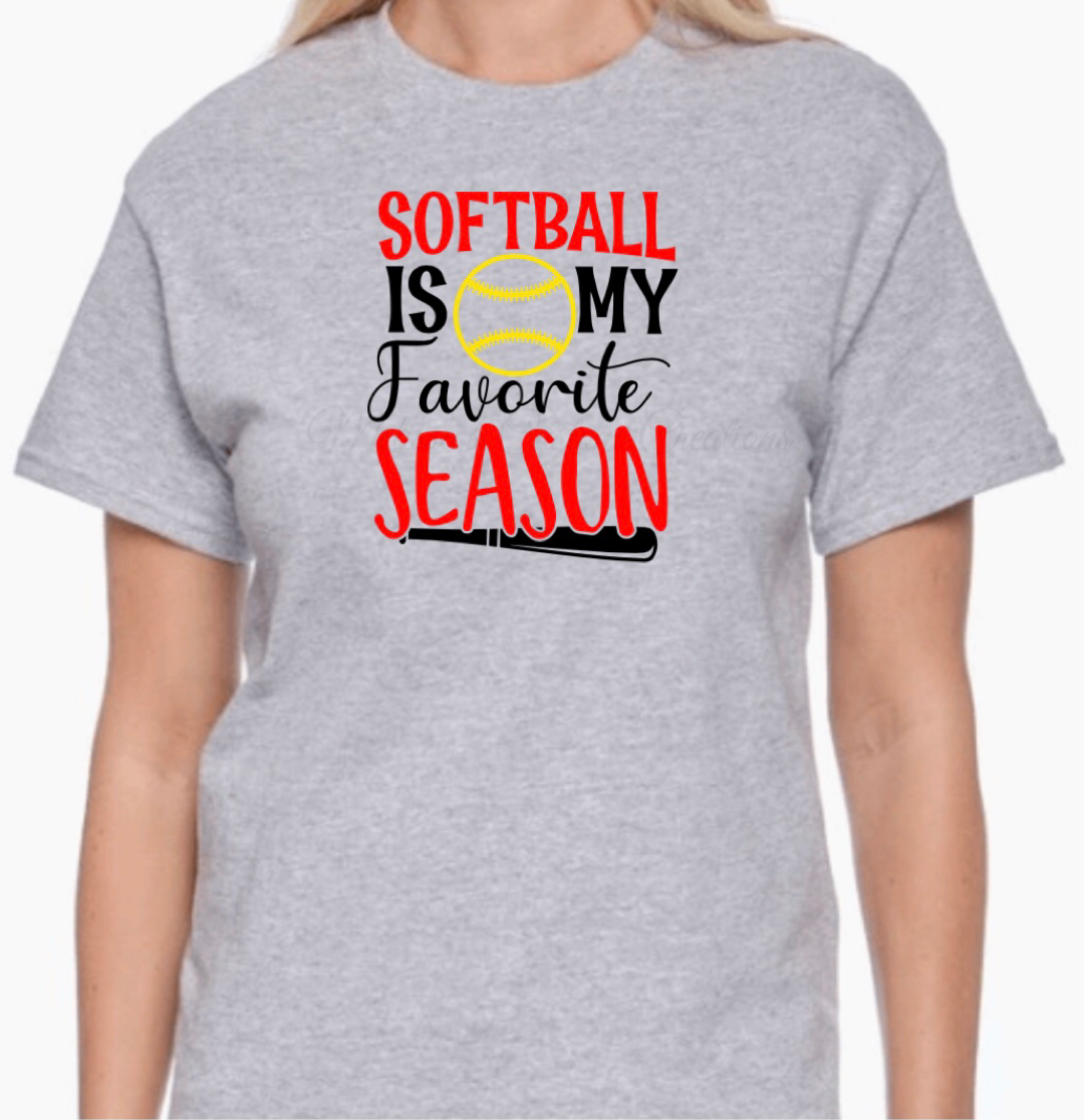 "Softball is My Favorite Season" T-Shirt