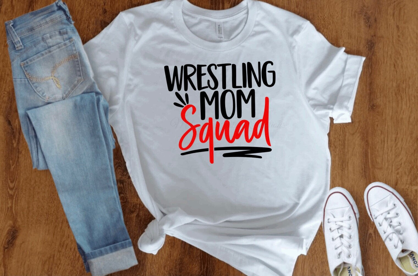 Wrestling Mom Squad T-Shirt (Choose Your Colors)