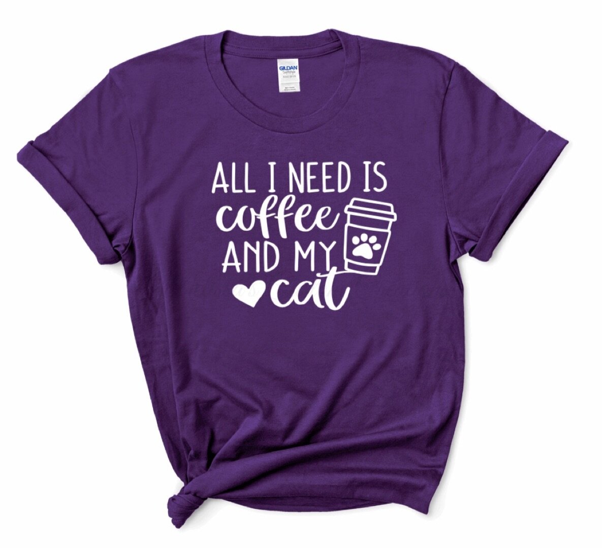 All I Need Is Coffee &amp; My Cat T-Shirt