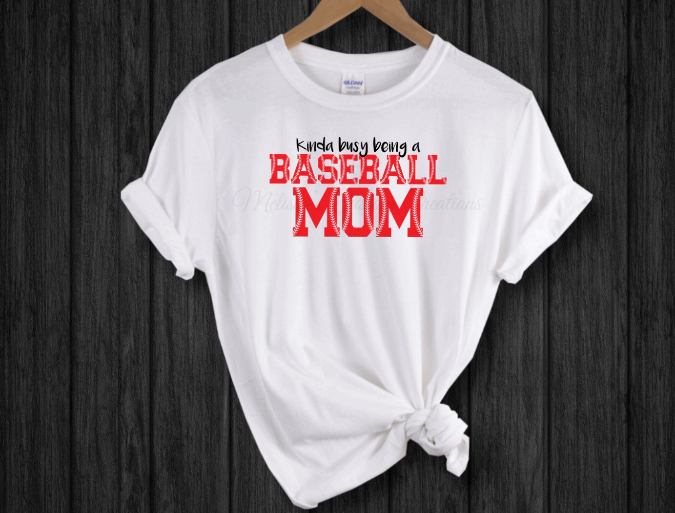 "Kinda Busy Being a Baseball Mom T-Shirt