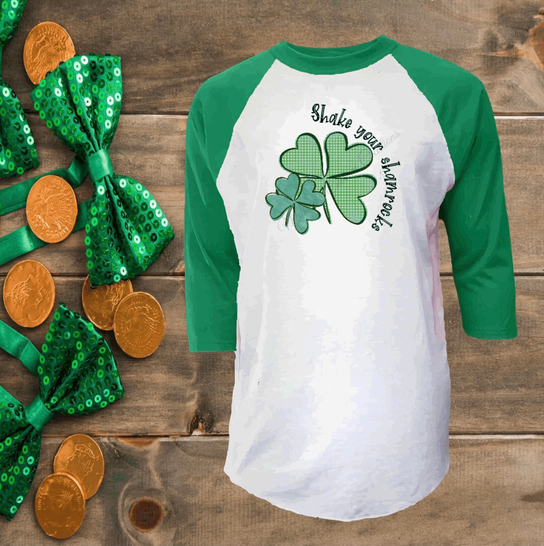 "Shake Your Shamrocks" Raglan