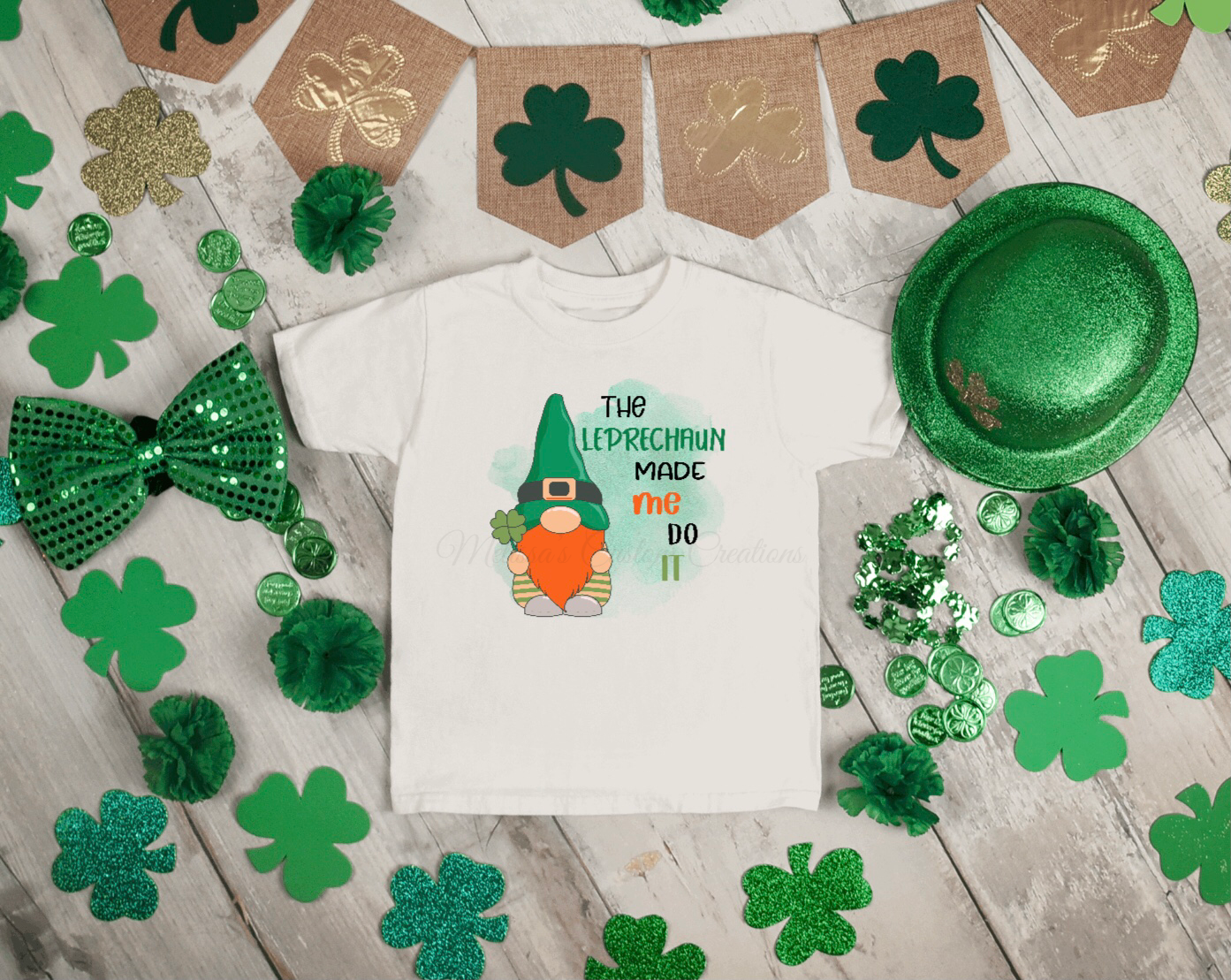 "The Leprechaun Made Me Do It" T-Shirt