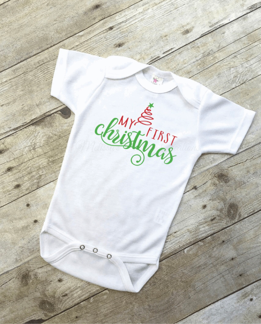 My First Christmas Bodysuit