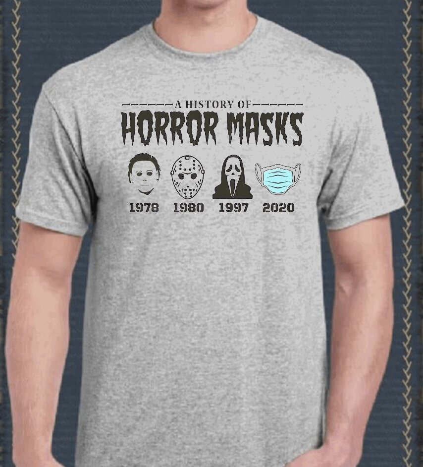 A History of Horror Masks T-Shirt