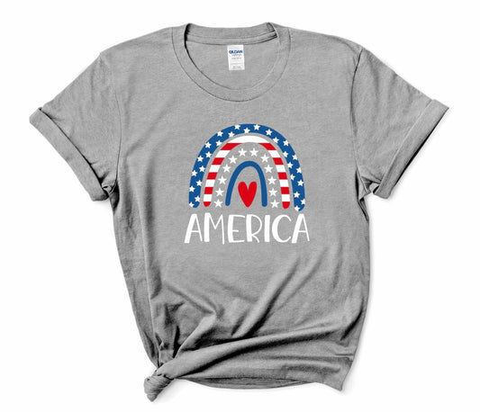 America Rainbow T-Shirt