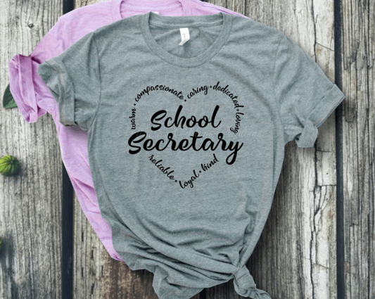 School Secretary T-Shirt