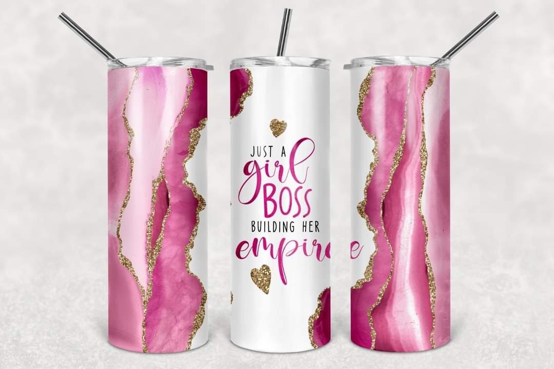 Just a Girl Boss Tumbler
