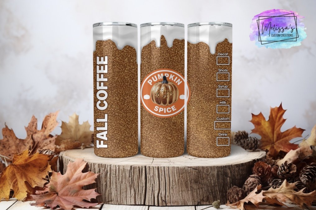 Pumpkin Spice/Fall Coffee Tumbler