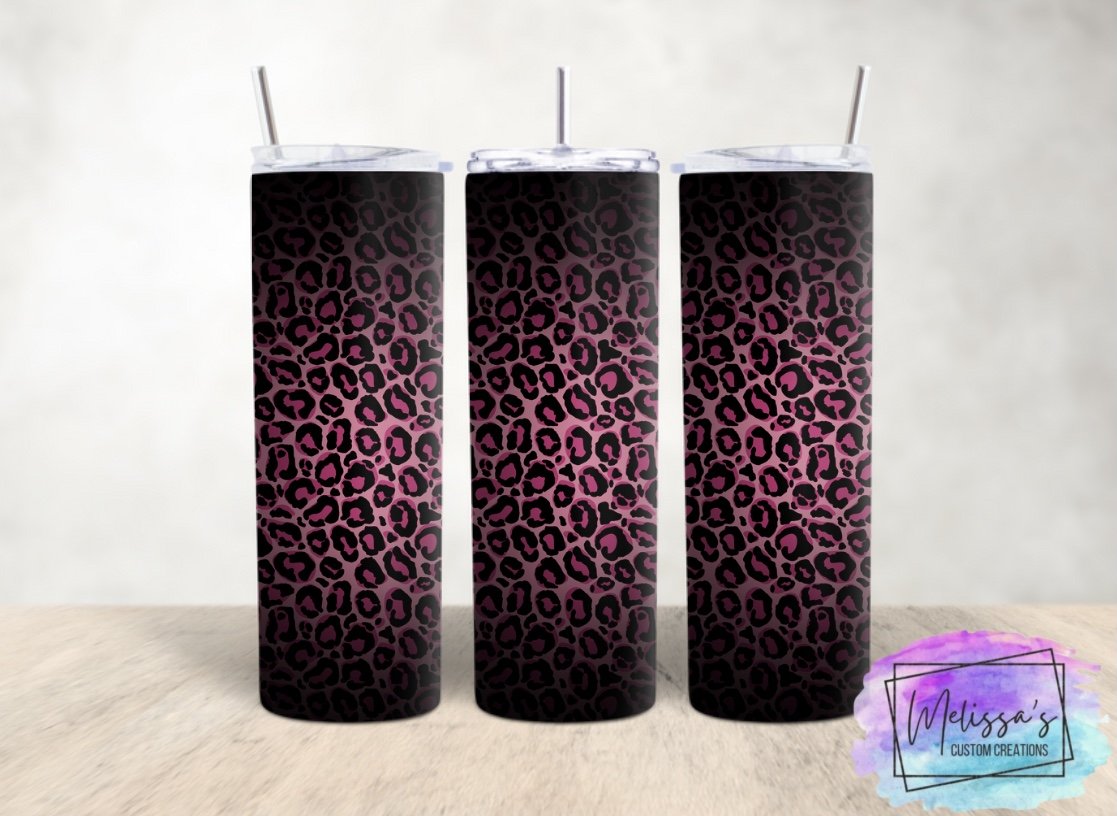 Leopard Tumbler (3 colors to choose from)