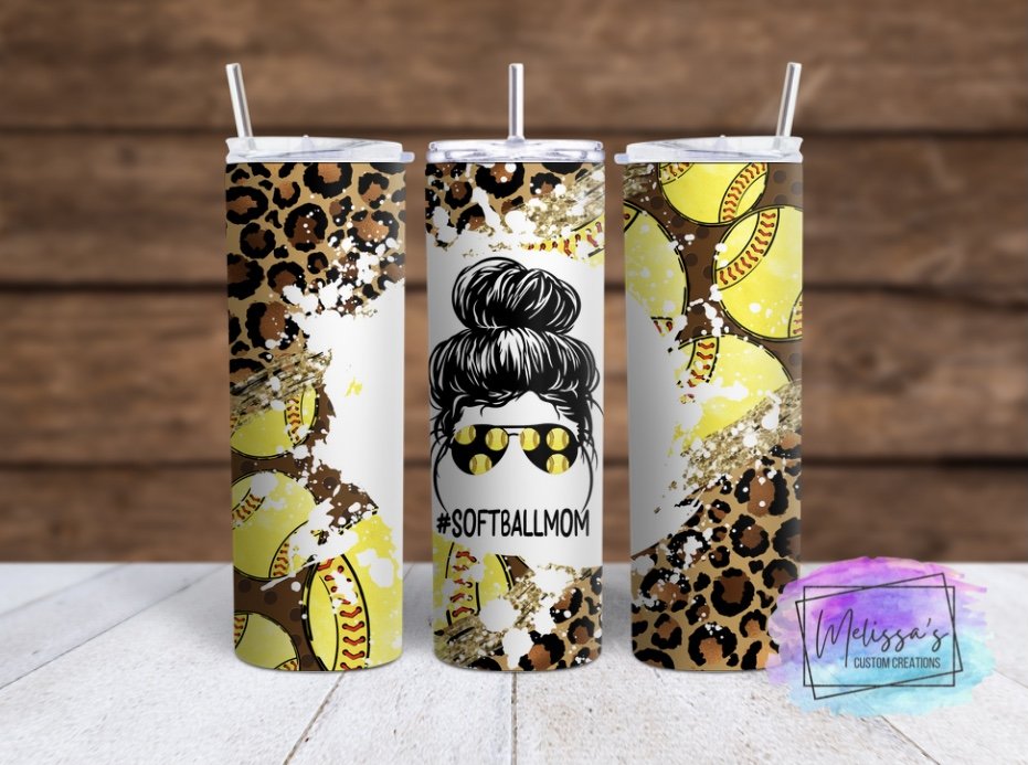 Softball Mom Tumbler