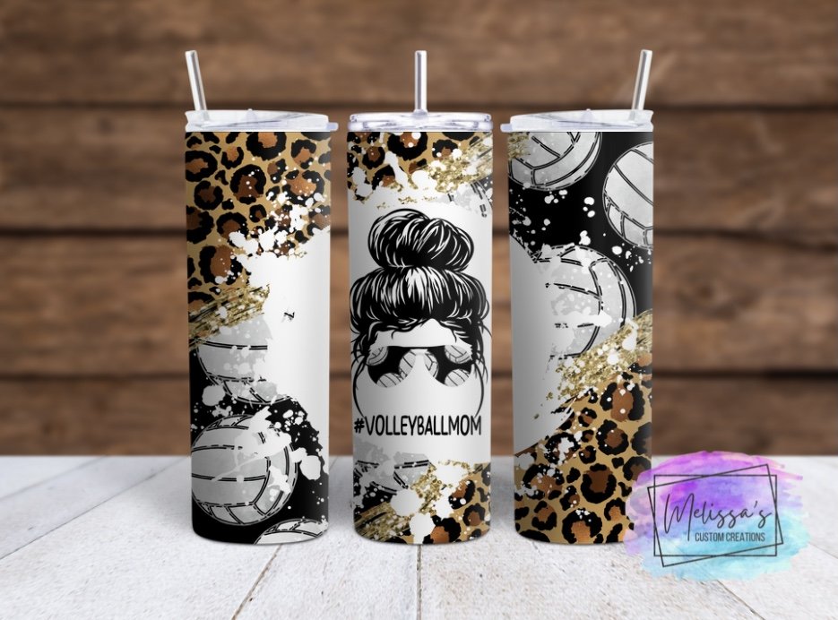 Volleyball Mom Tumbler