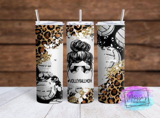 Volleyball Mom Tumbler