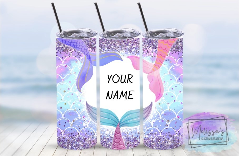 Personalized Mermaid Tumbler