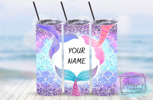 Personalized Mermaid Tumbler