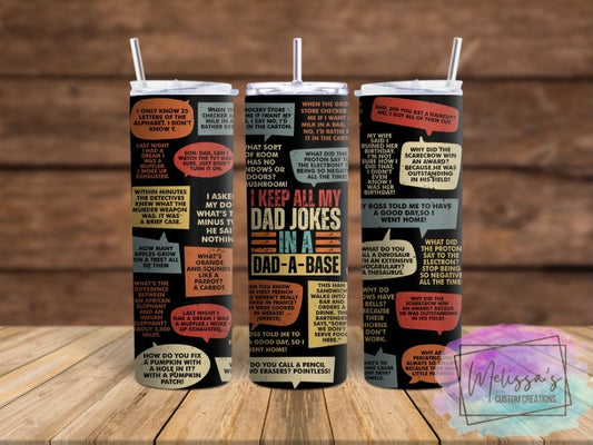 Dad Jokes Tumbler