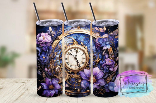 Purple Steampunk Tumbler