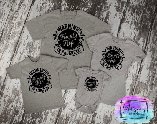 Warning! Family Trip in Progress! T-Shirt