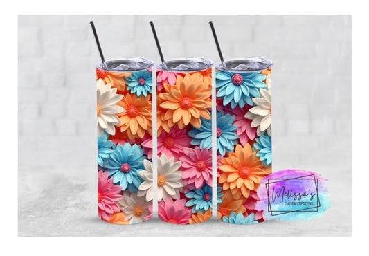 Daisies Tumbler (3 Designs To Choose From)