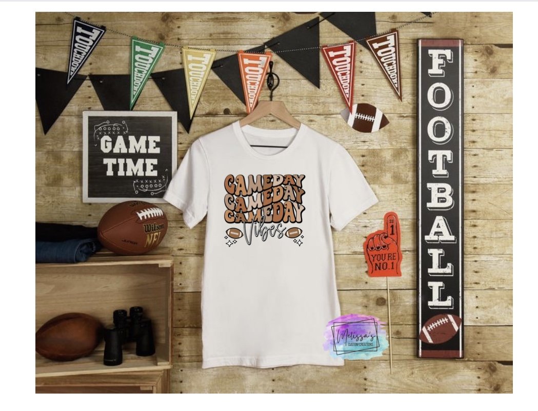 Football Gameday Vibes T-Shirt