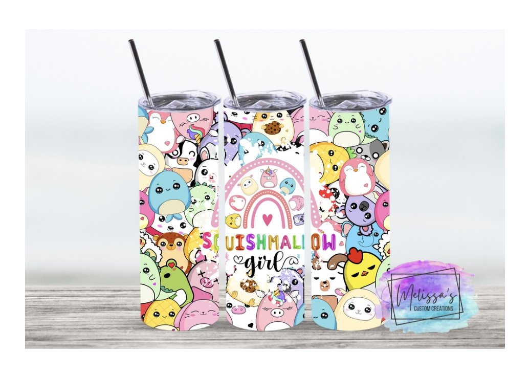 Squishmallow Girl Tumbler