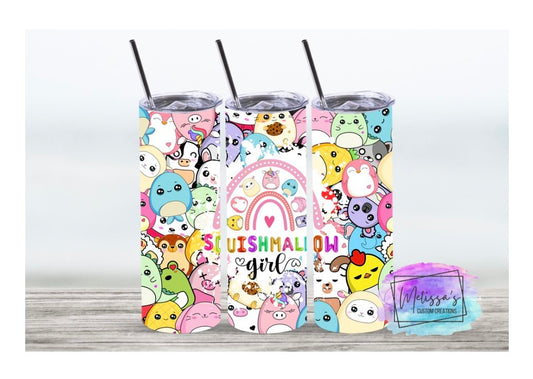 Squishmallow Girl Tumbler