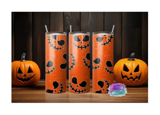 Pumpkin Face Tumbler
