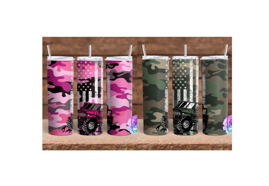 Off Road Adventure Camo Tumbler (2 colors to choose from)