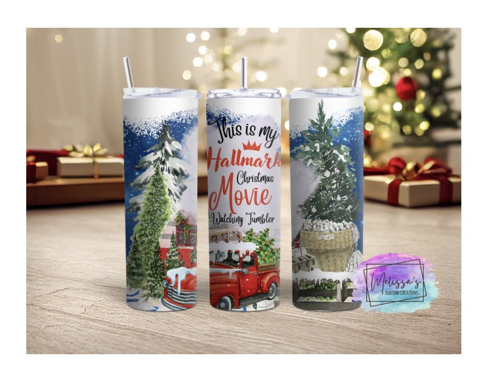 Christmas Movie Watching Tumbler