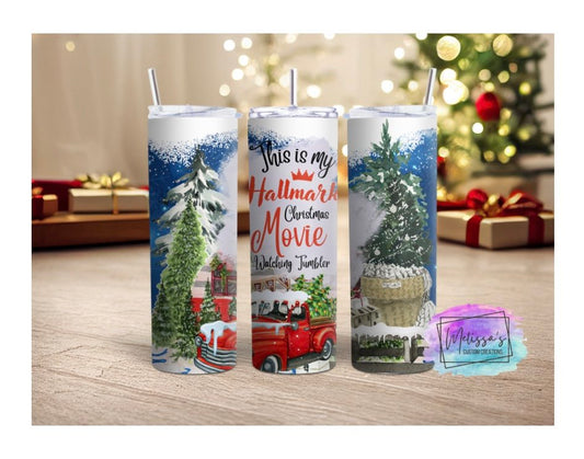 Christmas Movie Watching Tumbler