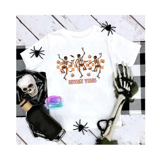 Spooky Vibes Skeletons T-Shirt