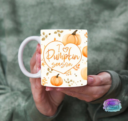 I Love Pumpkin Season Mug