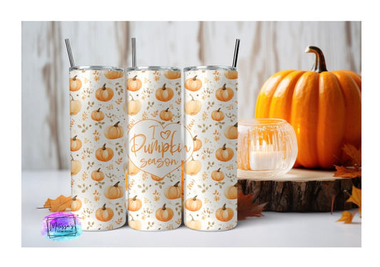 I Love Pumpkin Season Tumbler