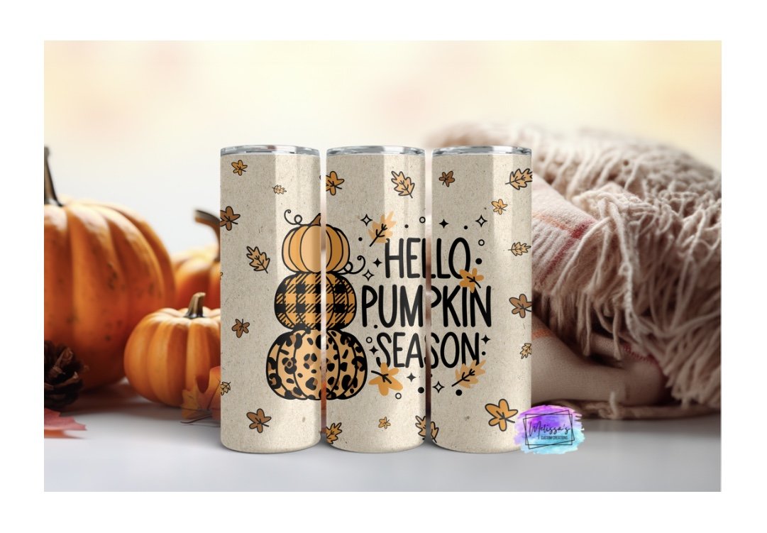 Hello Pumpkin Season Tumbler