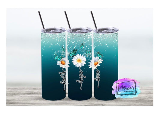 Faith Hope Love Tumbler