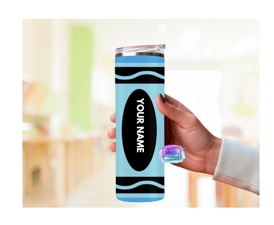 Personalized Crayon Tumbler