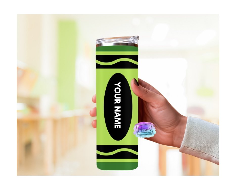 Personalized Crayon Tumbler