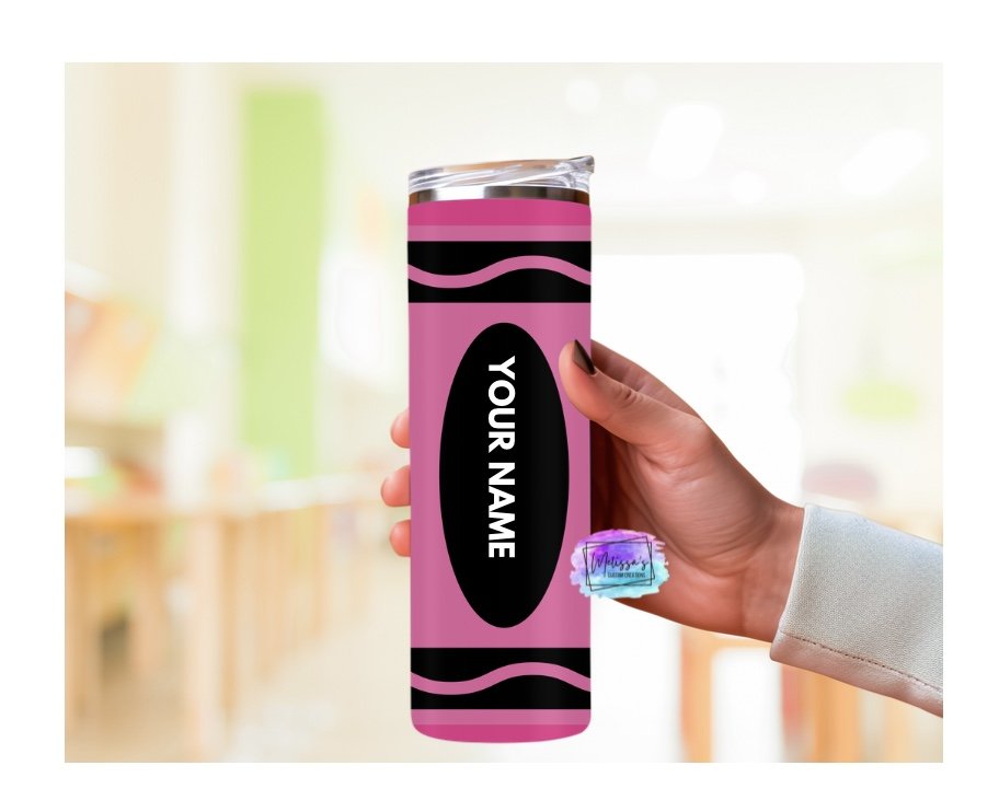 Personalized Crayon Tumbler