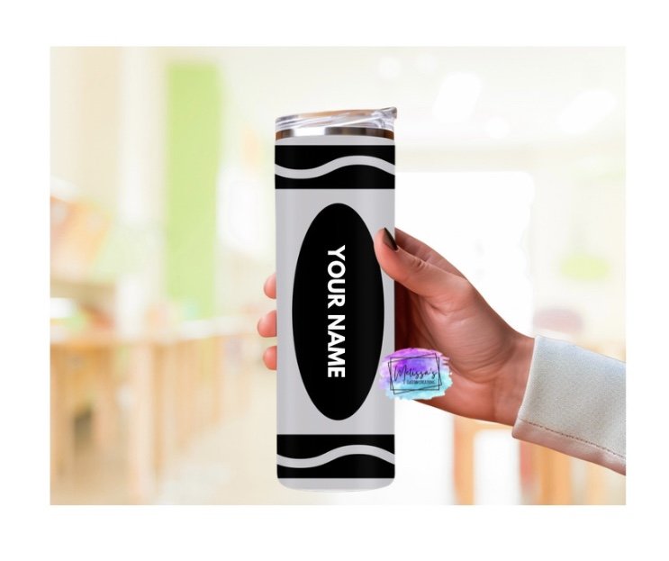 Personalized Crayon Tumbler