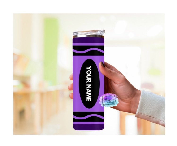 Personalized Crayon Tumbler