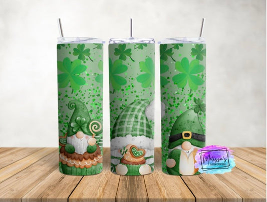 St. Patrick's Gnome Tumbler