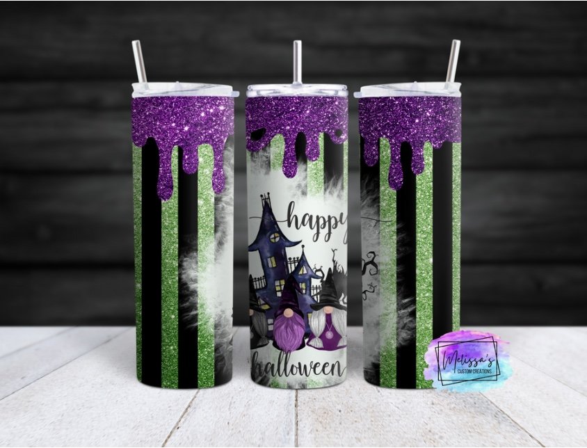 Happy Halloween Gnome Tumbler