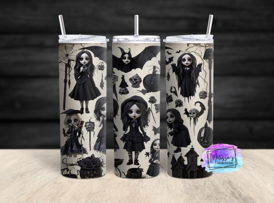 Creepy Gothic Tumbler
