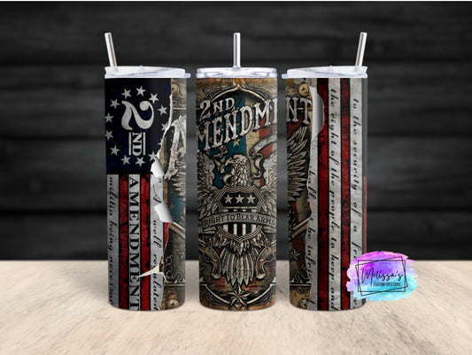 2nd Amendment Tumbler (2 designs to choose from)