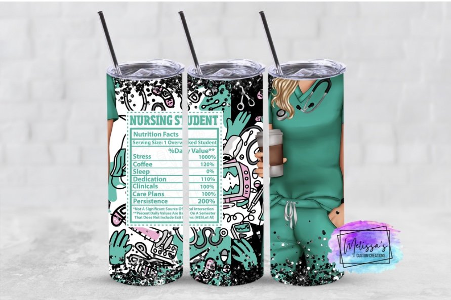 Nursing Student Nutrition Facts Tumbler