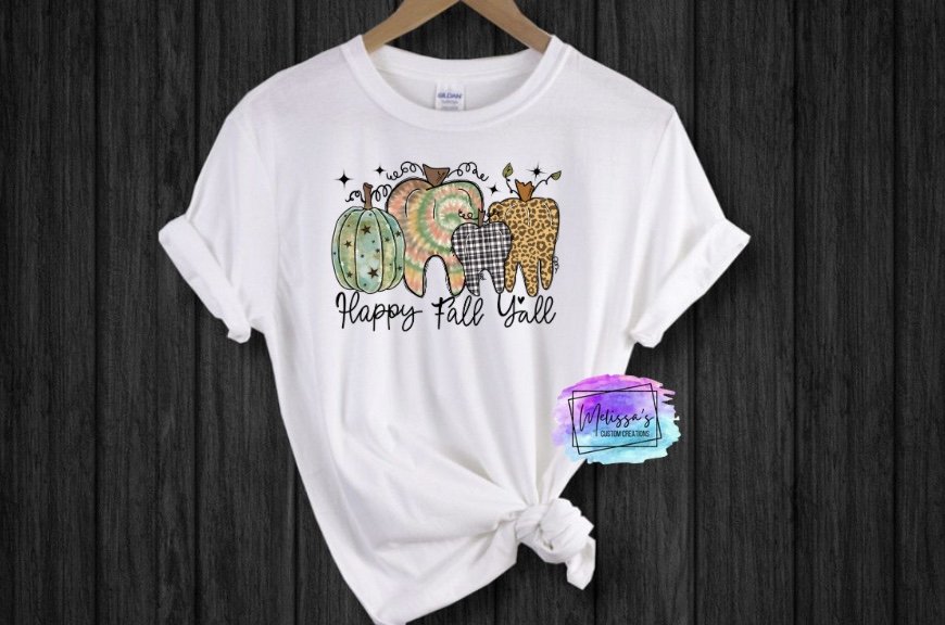 Dental Happy Fall Y'all T-Shirt