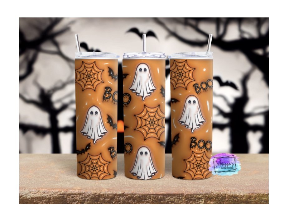 Orange Halloween Tumbler