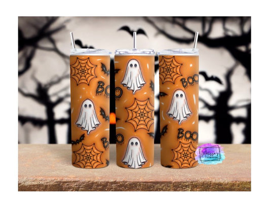 Orange Halloween Tumbler
