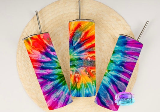 Rainbow Tie Dye Tumbler