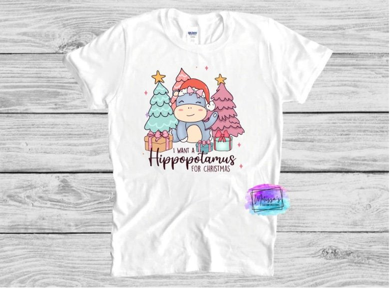 I Want A Hippopotamus For Christmas T-Shirt
